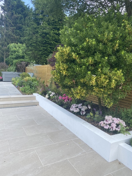 White porcelain patio?