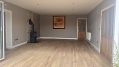 Please help me avoid turning an oak floor orange