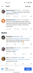 Am I being unreasonable to think Sainsbury's is calling someone a Karen?