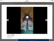 AIBU to think this is not a one bed glamping apartment with two bathrooms???