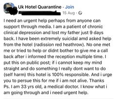 Covid Isolation Hotel Nightmare