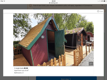 AIBU to think this is not a one bed glamping apartment with two bathrooms???