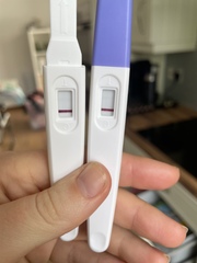 Evap  or vvvvvvvv faint positive??
