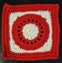 Woolly Hugs. A Blanket for vickibee whose DH has very sadly died suddenly.
