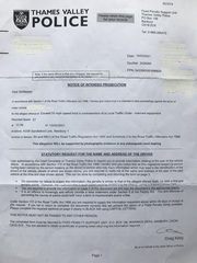 oh no, just received letter re speeding