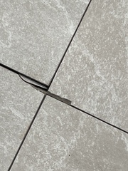 Problems with newly laid porcelain patio