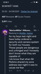 Marion millar (sons?) doxxed
