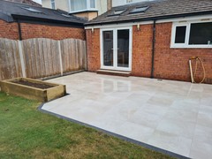 White porcelain patio?