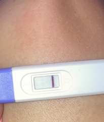 Positive Wilkinson’s test followed by negative clear blue