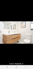 Small bathroom - fully tiled or half tiled?