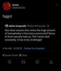 Evidence of TRA /Gender Idealogue Homophobia