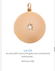 Gold pendant - where to look?