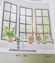 How do people achieve this window look?