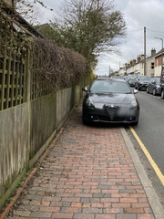 To think if you park so far across the pavement that even f**king slenderman would struggle to get past, it’s your own damn fault if your car gets scratched?