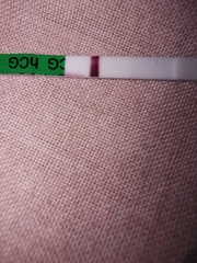 Faint positive?