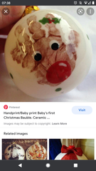 Handmade Xmas gift from my 1 year old