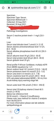 Help understanding blood test results
