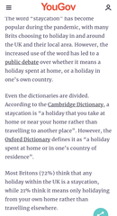 A staycation is NOT a holiday in the UK, FFS!