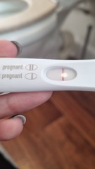 Faint positive