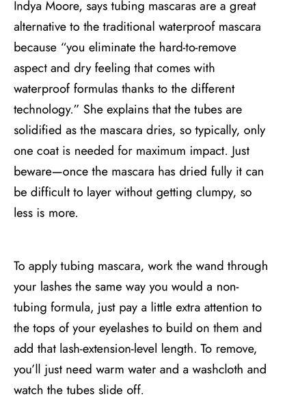It struck me this morning that after all these years I might be putting my mascara on incorrectly
