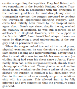 Times Scotland article - 16 and 17 year olds referred for surgery
