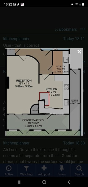 Follow-up: I invite your comments on my NEW kitchen plan (with photo)
