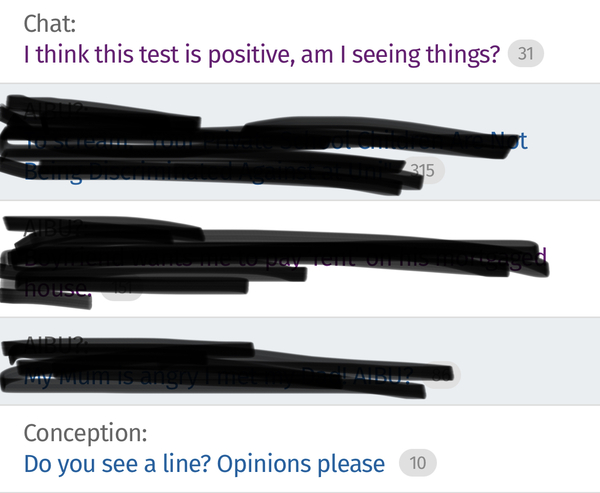 I think this test is positive, am I seeing things?
