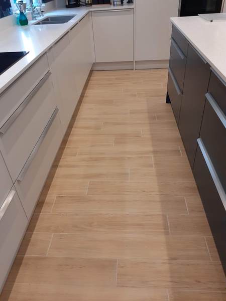 Has anybody used wood-effect ceramic floor tiles?