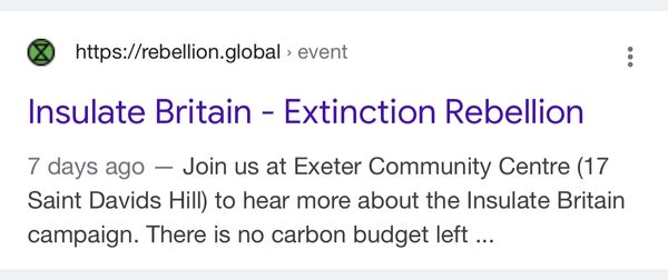 To think that Insulate Britain are an absolute menace…