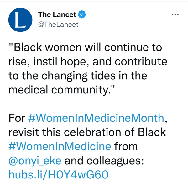 The lancet on periods “bodies with vaginas”