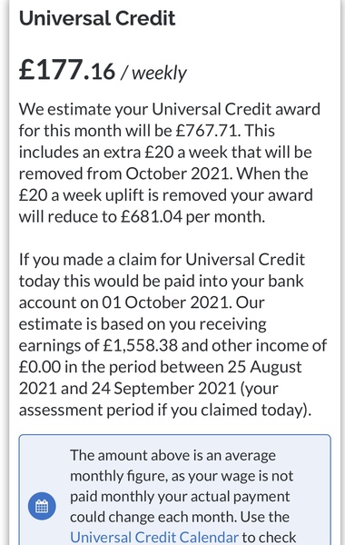 Should I apply for UC now? Maternity leave