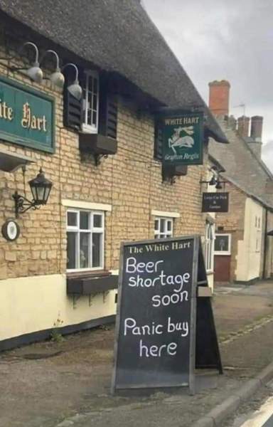 All the people panic buying petrol