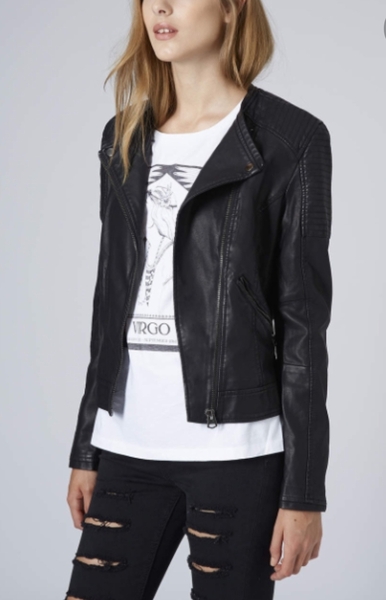 Can anyone pull off a black leather jacket?