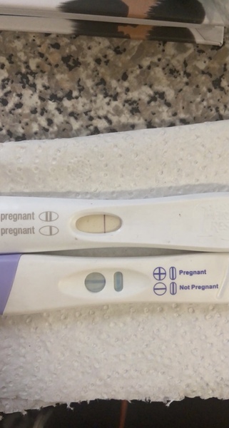 Faint positive or chemical