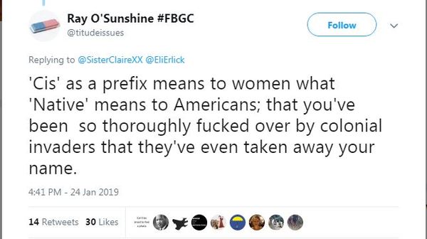 AIBU to actually be starting to like the term cis?