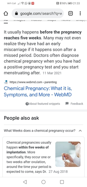Terrified of chemical pregnancies
