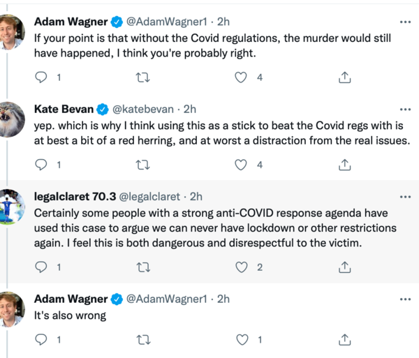 He DID use the Covid laws to carry out a bogus arrest on Sarah Everard.