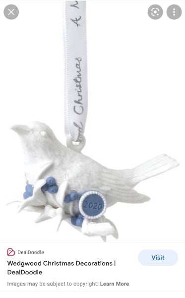 Spectacular Christmas bauble for wedding present