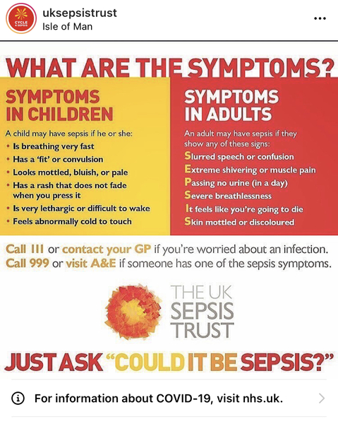 My DM has sepsis- need a handhold