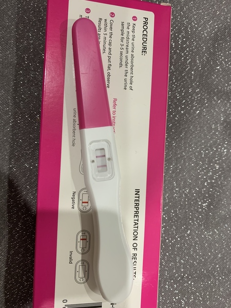 Strong line on the left, quite faint on the right, am I pregnant? Pic included