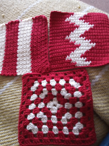 Woolly Hugs. A Blanket for vickibee whose DH has very sadly died suddenly.