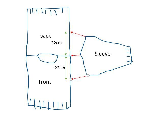 Knitted first jumper. Sewing up help please!