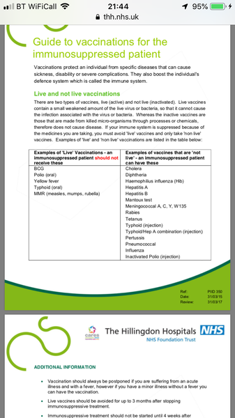 Third primary dose of COVID vaccination for severely immunosuppressed individuals