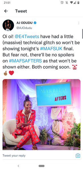 Mafsuk8 - the one where we are all in for the long haul and our feelings take longer to grow than other peoples.
