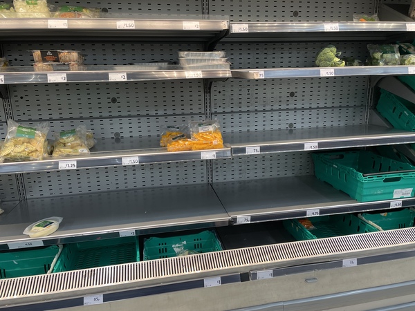 Empty shelves - how bad is it around you?