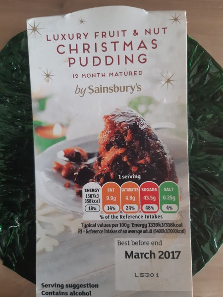 Just made my first bit of crimbo dinner today. AIBU
