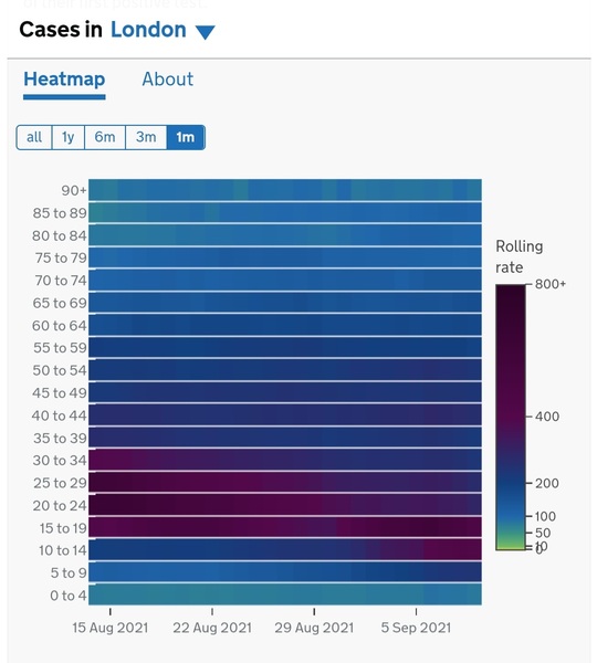 Data, Stats and Daily Numbers started 30th August 2021