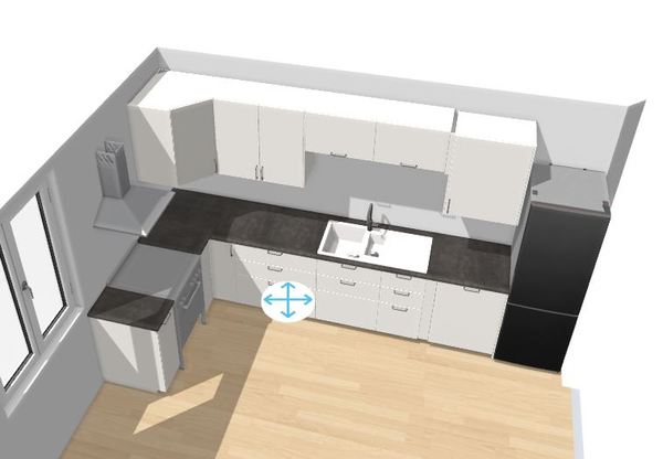 I invite your comments on my kitchen plan (with photo)