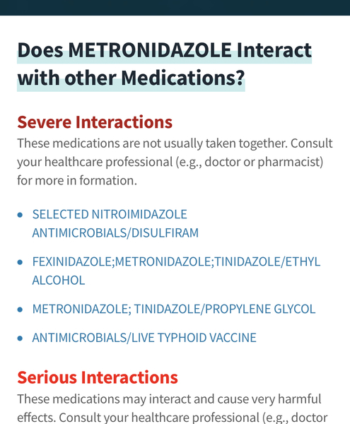 Metronidazole