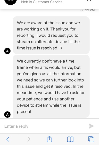 Is anyone having issues with Netflix?